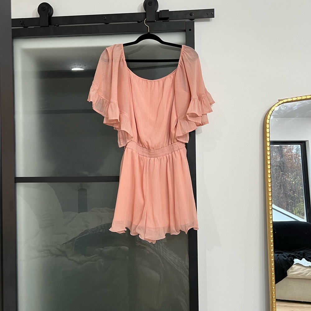 Blush pink romper
